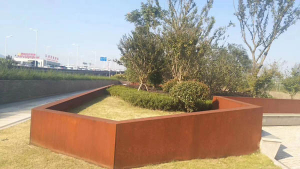 迎江耐候钢挡土墙